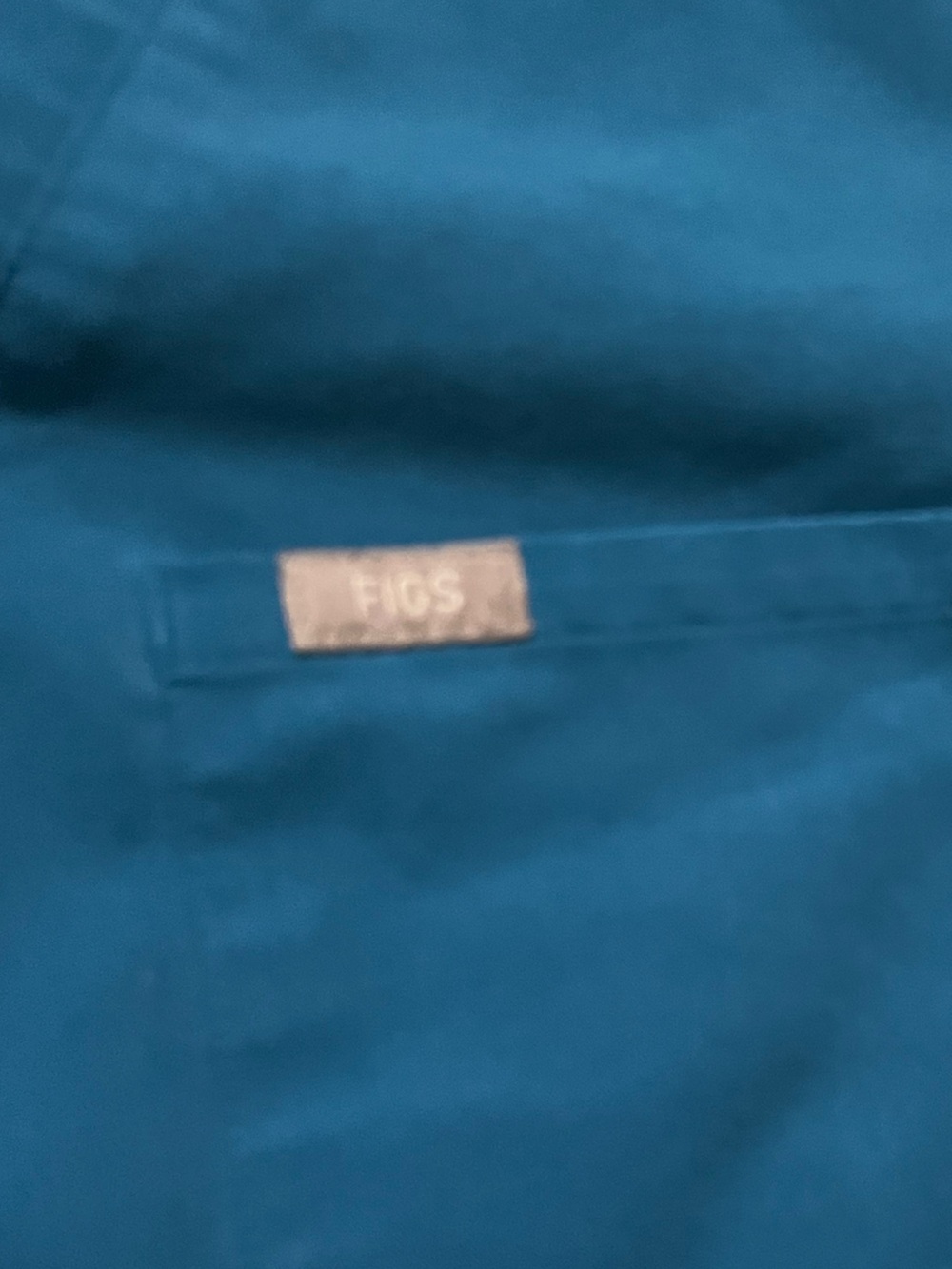 Figs V-Neck Scrub Top Blue size small technical collection - Picture 5 of 5